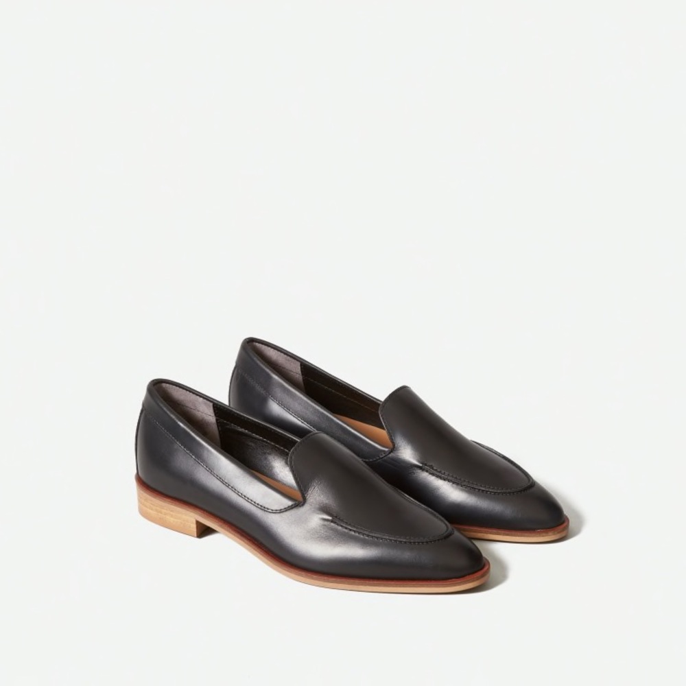 Everlane black loafers